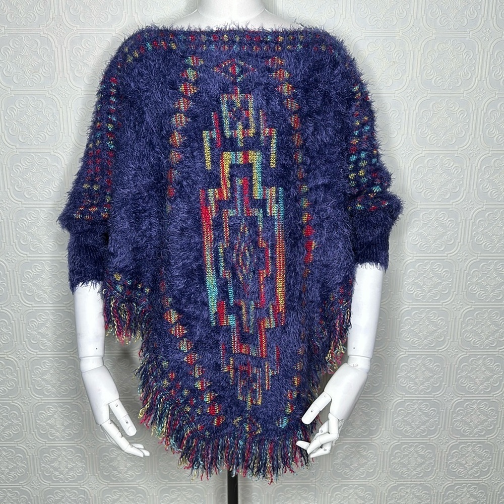 Aztec Bohemian Poncho | London Fashion